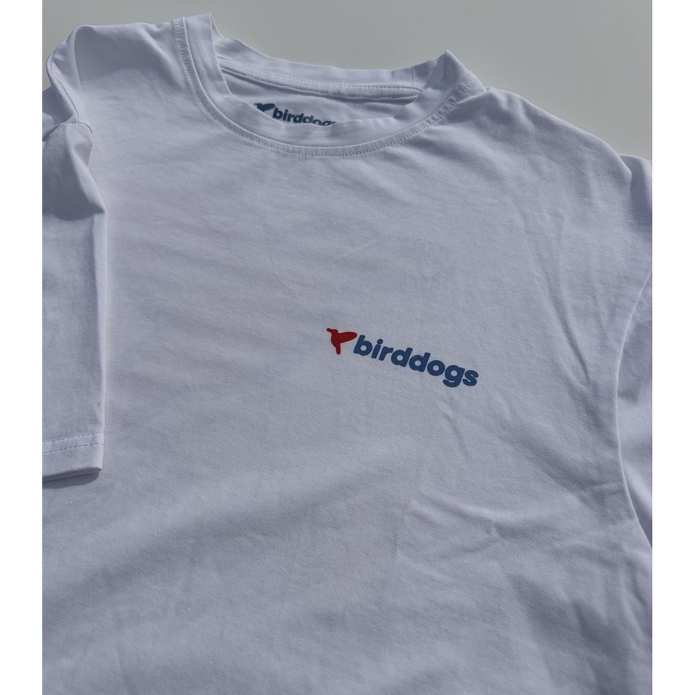BirdDogs April Big Cannons T-Shirt Size Medium White Yorktown 1776 Graphic Tee